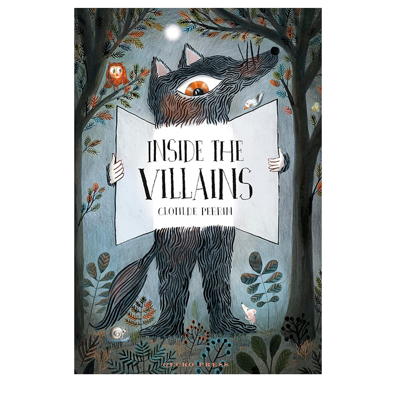 英文原版 Inside the Villains 儿童幻想 精装翻翻书 互动游戏书 我知道你在想什么 法国插画师Clotilde Perrin