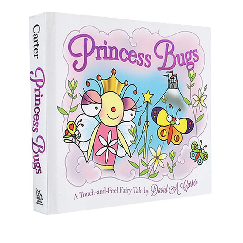 英文原版 Princess Bugs 书里藏着好多虫 儿童启蒙神奇动态认知触摸书 想象力开发 大卫·A.卡特 David A. Carter