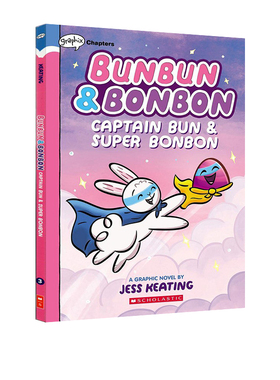 英文原版 Bunbun & Bonbon A Graphix Chapters Book 全彩漫画章节书 幽默搞笑故事书 英语课外读物 Scholastic