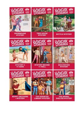 棚车少年 13-22册(不含20) 合计9册 英文原版 The Boxcar Children Mysteries Books13-22 章节桥梁书 美国经典儿童读物