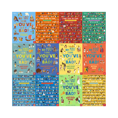 英文原版 British Museum 系列 Find Tom in Time/So You Think You've Got It Bad?人文艺术启蒙绘本 Nosy Crow 大英博物馆联名