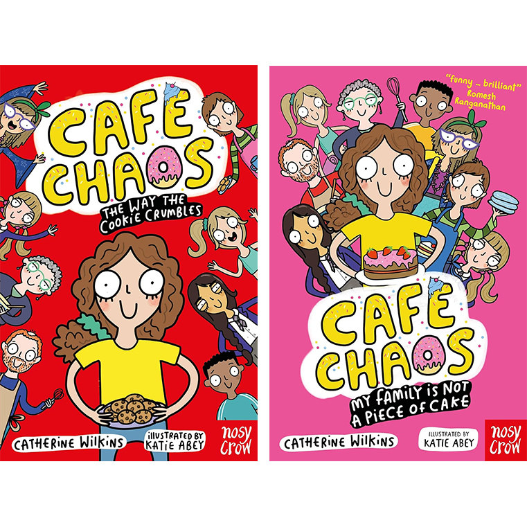 预售 英文原版 Cafe Chaos 混乱咖啡馆系列 2册 The Way The Cookie Crumbles 儿童校园生活 亲情成长故事