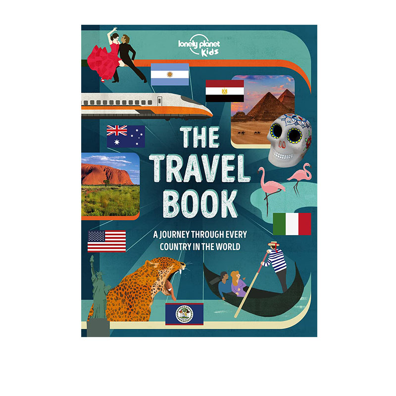 预售 孤独星球少儿系列 旅行书 Lonely Planet Kids The Travel Book 事实手册 精装 英文原版 国家旅行