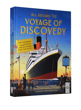 英文原版 All Aboard the Voyage of Discovery 精装翻翻书 小学STEAM百科阅读绘本