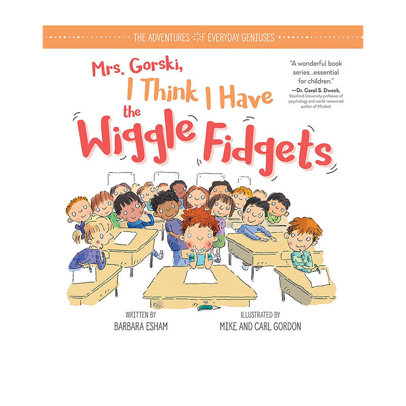 英文原版 Mrs. Gorski I Think I Have the Wiggle Fidgets 戈斯基夫人，我想我有多动症 精装 Mike Gordon 儿童情绪管理绘本