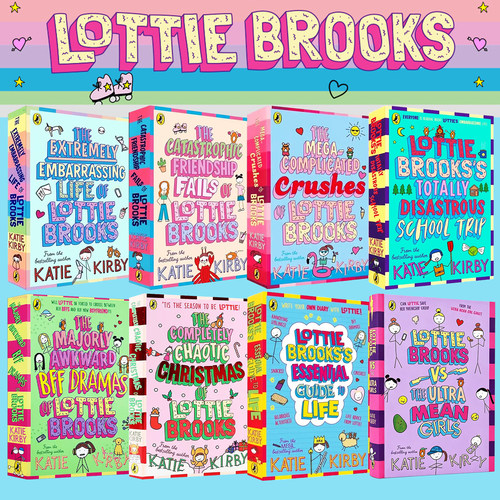 英文原版 Lottie Brooks 洛蒂极其尴尬的生活 Katie Kirby 友谊成长校园故事 青少年课外读物 英语进口儿童图书