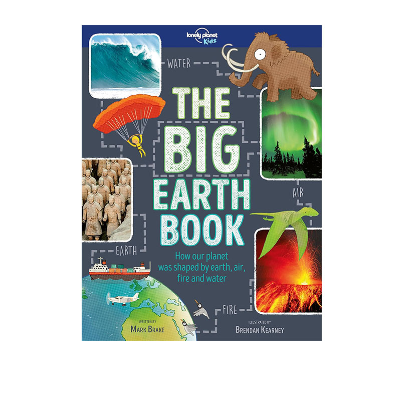 预售 孤独星球少儿系列 地球大书 Lonely Planet Kids The Big Earth Book 事实手册 精装 英文原版 地球四大元素