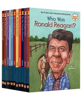Who HQ Who was Who is OBAMA 人物传记系列 西方历史名人 11册 英文原版 名人传记 青少年启蒙学习英语课外阅读小说读物