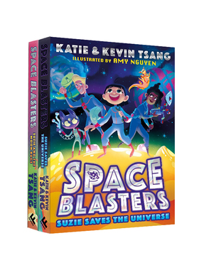预售 英文原版 Space Blasters Suzie Saves The Universe/ The Moon Bugs 太空冒险小分队2册 苏茜拯救宇宙 儿童太空科幻章节书