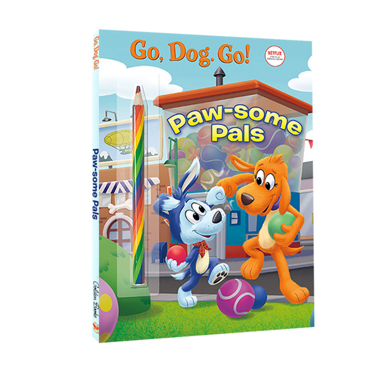 英文原版 Netflix: Go, Dog. Go! Paw-Some Pals 爪子的伙伴们 低幼儿童英语启蒙认知 图画书