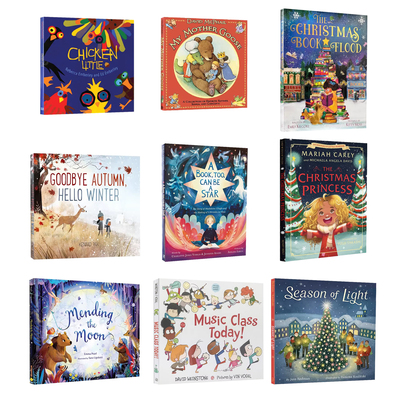 英文原版 精装绘本 Goodbye Autumn Hello Winter 再见秋天你好冬天 Mending the Moon 修补月亮 Season of Light 光明的季节