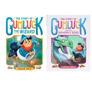 预售 英文原版 The Story of Gumluck 魔法师古姆鲁克的故事 2册合售 儿童章节小说