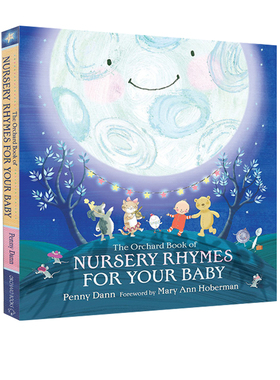 果园童谣集 英文原版 The Orchard Book of Nursery Rhymes by Penny Dann 精装彩绘大开本  韵文童谣启蒙阅读