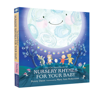 果园童谣集 英文原版 The Orchard Book of Nursery Rhymes by Penny Dann 精装彩绘大开本  韵文童谣启蒙阅读