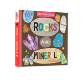 完美礼物 and World Hello 幼儿STEM启蒙图画书纸板书你好科学小世界 Rocks 岩石和矿物 小地质学家 Minerals 英文原版