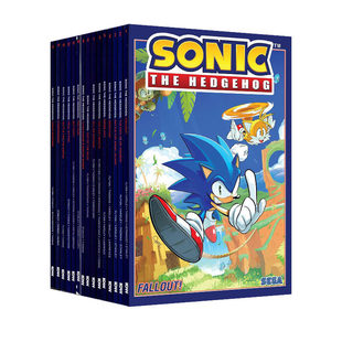 预售 英文原版 刺猬索尼克 音速小子 1-18 共18册 Sonic the Hedgehog 全彩漫画 青少年漫画绘本冒险小说 Ian Flynn