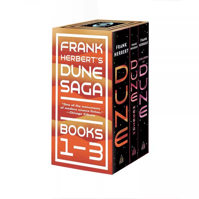 沙丘三部曲 弗兰克赫伯特 英文原版Dune Saga 3 Book 星云奖雨果奖得奖作品 美国科幻巨匠Frank Herbert 科幻文学经典