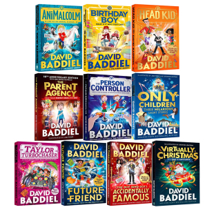 Baddiel 大卫巴蒂尔系列章节小说10册 Kid 英文原版 儿童课外英语读物 Head David Controller 预售 Person