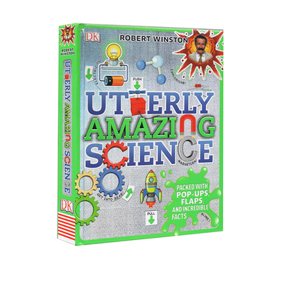 DK玩出来的百科 惊人的科学 英文原版 DK Utterly Amazing Science 超酷科学体验 精装翻翻操作立体书 科学启蒙认知 DK百科书