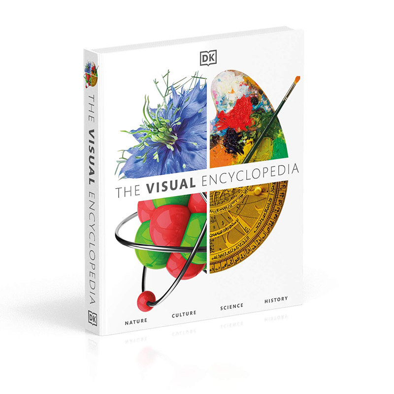 英文原版 The Visual Encyclopedia 视觉百科全书 全面信息家庭学习指南 DK精装图解百科全书