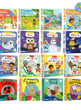 Busy book忙碌机关书 Big Steps 操作书 Wiggle and Giggle 咯咯笑 My Magical系列 机关操作纸板书 Campbell Books 英文原版绘本