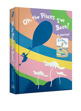 英文原版 Oh, the Places I've Been!  噢，你要去的地方! 苏斯博士日记本 手账 Dr Seuss 周边文创
