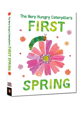 英文原版 The Very Hungry Caterpillar's First Spring 艾瑞卡尔 Eric Carle 宝宝撕不烂纸板书童话寓言故事书