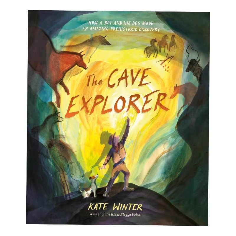 预售 英文原版 洞穴探险者 The Cave Explorer 精装绘本 带全景折叠页 Kate Winter