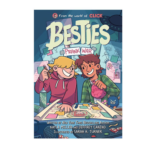 英文原版 Besties#3: Prank War 儿童奇幻冒险漫画书小说 The World of Click 畅销书作家 Kayla Miller  25年新品