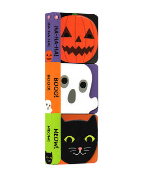 英文原版 Chunky Pack Halloween 3册 手掌造型纸板书 万圣节 幼儿启蒙绘本 纸板书撕不烂