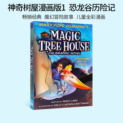 英文原版冒险桥梁章节漫画书