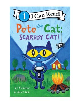 英文原版 Pete the Cat: Scaredy Cat! 皮特猫 I can read 1分级读物 儿童绘本图画故事书