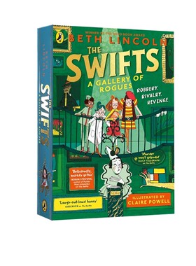 英文原版 斯威夫特一家2 儿童绘本故事书 8-12岁 Beth Lincoln 英文大开本 The Swifts: A Gallery of Rogues