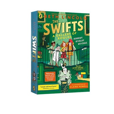 预售 英文原版 斯威夫特一家2 儿童绘本故事书 8-12岁 Beth Lincoln 英文大开本 The Swifts: A Gallery of Rogues