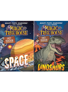 神奇树屋小百科漫画版 Magic Tree House Fact Tracker Graphic Novel 2册  科幻 儿童科幻全彩漫画