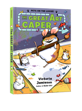 英文原版 The Great Art Caper 漫画全彩绘本故事图画书 青少年课外读物 8-12岁
