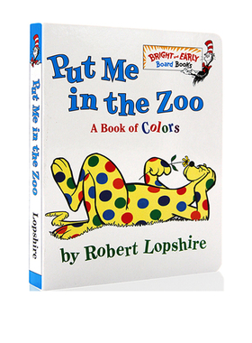 英文原版 Put Me in the Zoo 苏斯博士 把我放进动物园 Dr. Seuss 纸板书