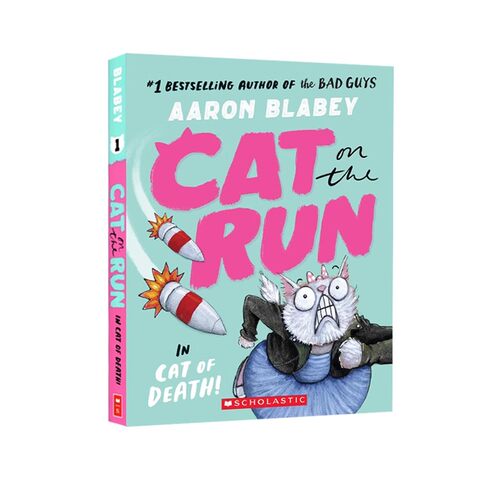 英文原版 Cat on the Run 1：From the Creator of The Bad Guys 逃跑的猫 爆笑漫画 儿童英语学习 课外阅读读物