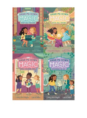 英文原版 Hand-Me-Down Magic 4册套装 少儿魔幻章节小说 友谊专题 HarperChapters 出品