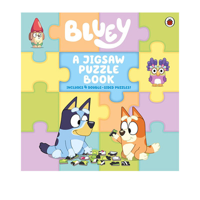小蓝狗布鲁伊 拼图书 Bluey A Jigsaw Puzzle Book  英文原版 儿童启蒙故事绘本