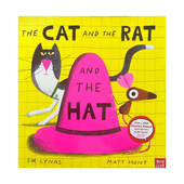 Nosy Hat Cat 儿童英语启蒙 and 猫鼠大战 The Crow Rat 英文原版 赠官方音频 the 大嘴鸟出品 绘本图画故事书
