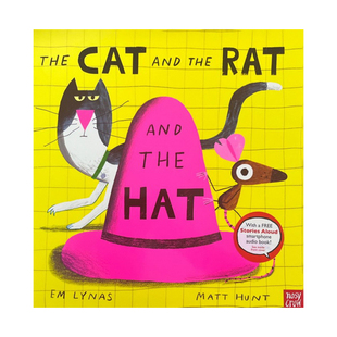 and Hat 英文原版 Cat Crow 赠官方音频 预售 Nosy the The 儿童英语启蒙 猫鼠大战 Rat 大嘴鸟出品 绘本图画故事书