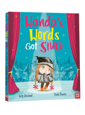 英文原版 Wanda's Words Got Stuck 万达的话被卡住了 精装绘本 儿童成长图画故事书 Nosy Crow Stories Aloud 赠官方音频