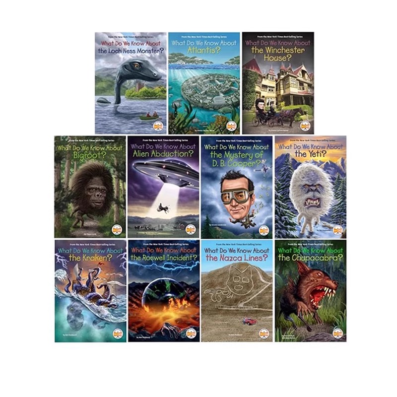 Who HQ What Do We Know About 神秘系列 11册 外星人 麦田怪圈 尼斯湖水怪 雪怪  历史人文科普 青少年启蒙学习英语课外读物