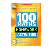 孤品清仓Scholastic100MathsHomeworkActivitiesforYear5五年级100个数学家庭练习系列儿童数学基础学习学生英语学习附CD学乐出品