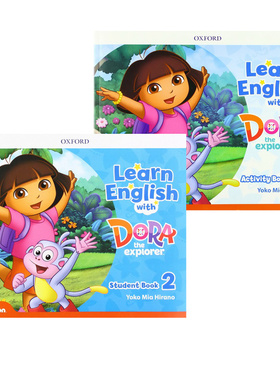 英文原版 Oxford Learn English with Dora 2 和朵拉一起学英语2册 学生用书+活动用书 牛津少儿英语综合教辅