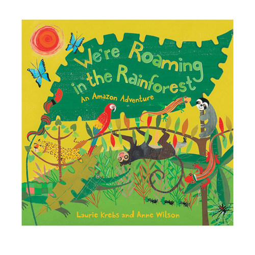 英文原版 We're Roaming in the Rainforest 丛林动物之旅
