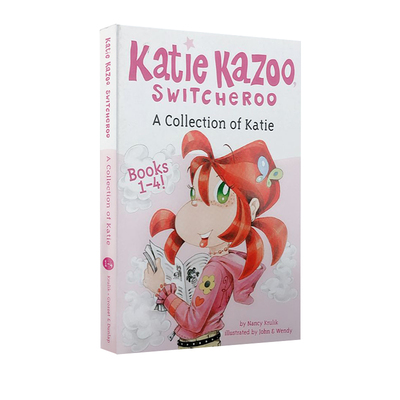 英文原版 Switcheroo Katie Kazoo A Collection of Katie 1-4 4各故事合辑 女孩章节桥梁书 儿童兴趣阅读 青少年课外读物