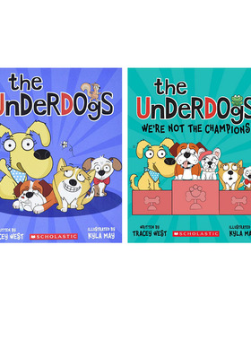 英文原版 The Underdogs 2册合售 不开心的露营者 入门级章节书 友谊 小学课外阅读阅读故事书