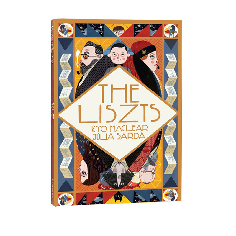 英文原版 李斯特一家 The Liszts 趣味哲理故事 青少年课外阅读书籍 名家Kyo Maclear插画师Julia Sarda 精装大开插画本